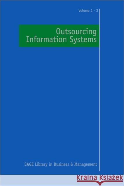 Outsourcing Information Systems 3 Volume Set