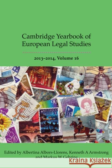 Cambridge Yearbook of European Legal Studies, Vol 16 2013-2014