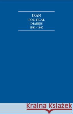 Iran Political Diaries 1881-1965 14 Volume Hardback Set