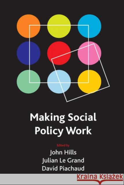 Making Social Policy Work: Essays in Honour of Howard Glennerster