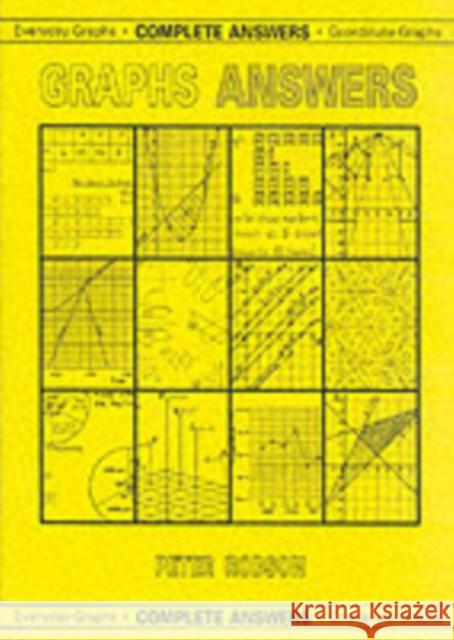 Graphs Answers: Complete Answers, Everyday Graphs/Coordinate Graphs