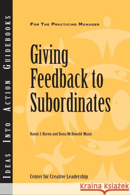 Giving Feedback to Subordinates
