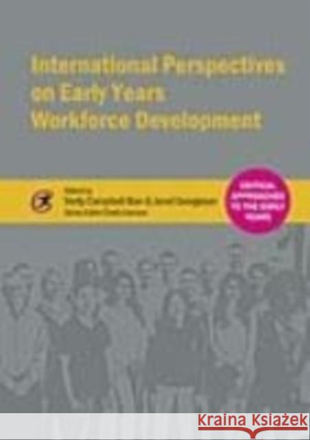 International Perspectives on Early Years Workforce Development