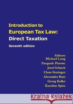 Introduction to European Tax Law on Direct Taxation