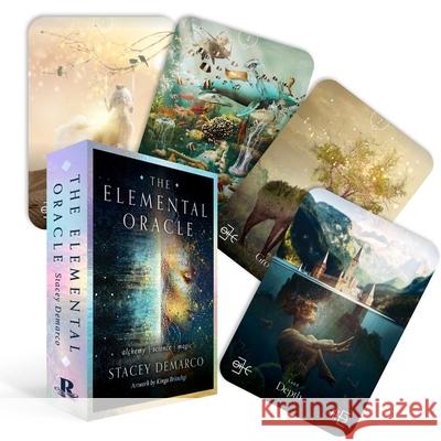 The Elemental Oracle: Alchemy Science Magic (44 Full-Color Cards and 180-Page Book)