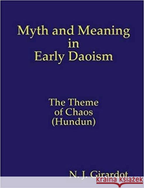 Myth and Meaning in Early Daoism