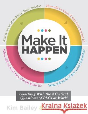 Make It Happen: Coaching with the Four Critical Questions of Plcs at Work(r) (Professional Learning Community Strategies for Instructi