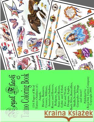 Royal Flash Tattoo Coloring Book: Royal Flash Tattoo Coloring Book