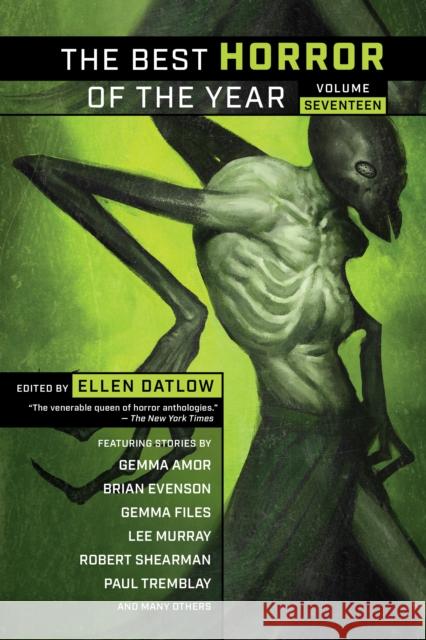 The Best Horror of the Year, Volume Seventeen