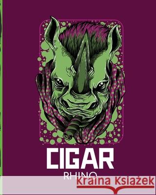 Cigar Rhino: Aficionado Cigar Bar Gift Cigarette Notebook Humidor Rolled Bundle Flavors Strength Cigar Band Stogies and Mash Earthy