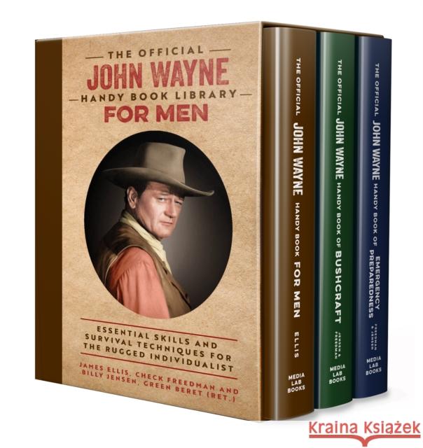 The Official John Wayne Handy Book Library for Men (Boxed Set): Essential life skills and survival techniques for the rugged individualist
