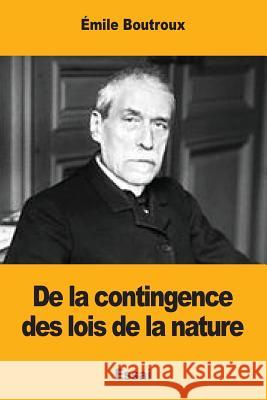 De la contingence des lois de la nature