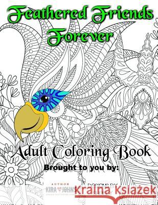 Feathered Friends Forever AdultColoring Book