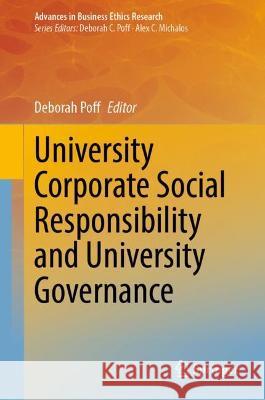 University Corporate Social Responsibility and University Governance