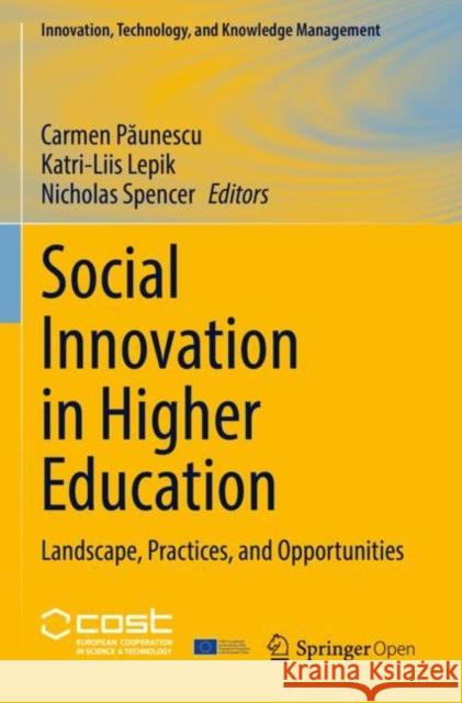 Social Innovation in Higher Education: Landscape, Practices, and Opportunities