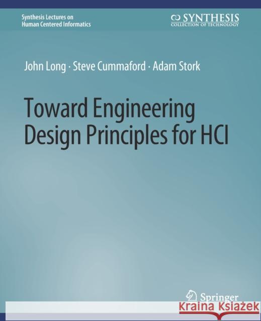 Toward Engineering Design Principles for HCI