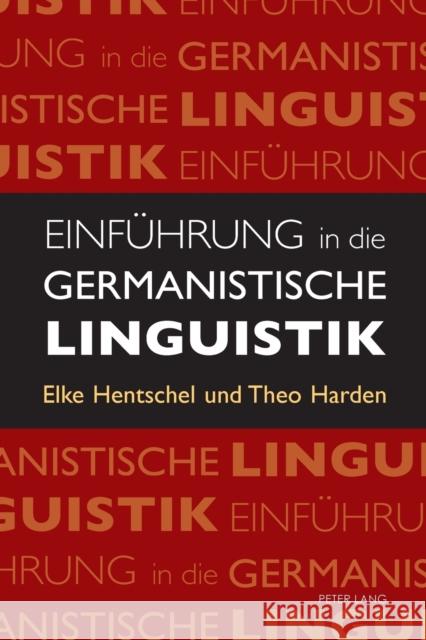 Einfuehrung in Die Germanistische Linguistik