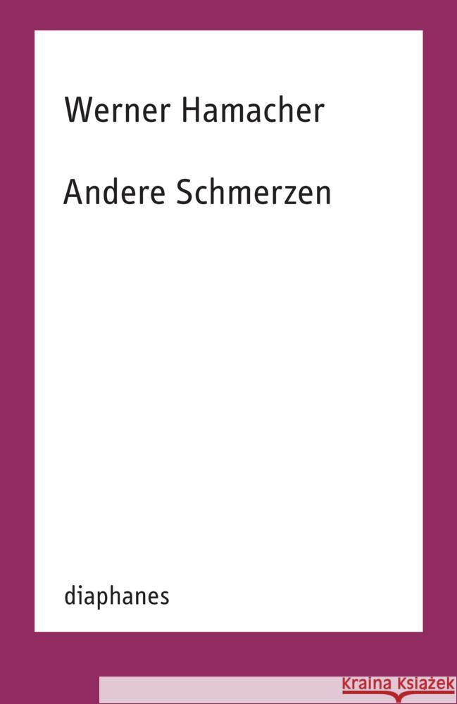 Andere Schmerzen