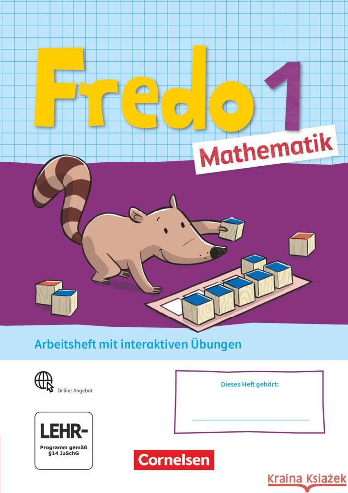 Fredo - Mathematik - Ausgabe A - 2021 - 1. Schuljahr Arbeitsheft mit interaktiven Übungen auf scook.de - Mit Stickerbogen