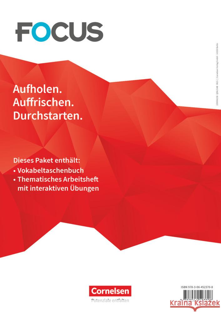 Focus on Grammar - Arbeitsbuch zur Wiederholung zentraler grammatischer Strukturen - Ausgabe 2019 (3rd / 4th Editon) - B1/B2