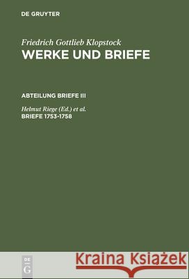 Briefe 1753-1758