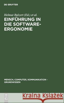 Einführung in die Software-Ergonomie