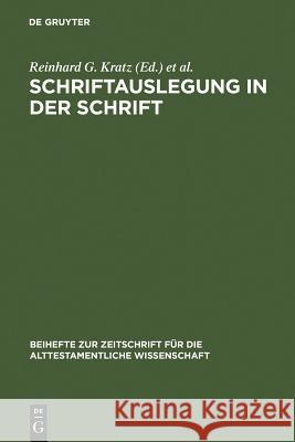 Schriftauslegung in der Schrift