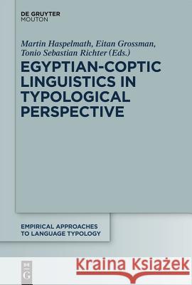 Egyptian-Coptic Linguistics in Typological Perspective