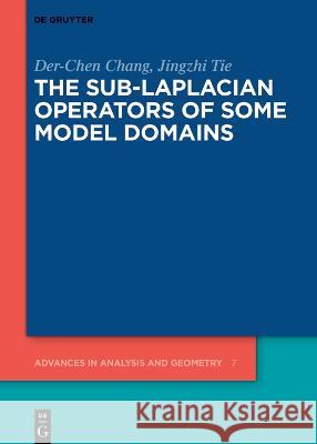 The Sub-Laplacian Operators of Some Model Domains