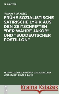 Frühe sozialistische satirische Lyrik aus den Zeitschriften 