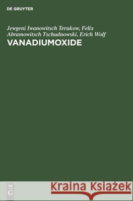 Vanadiumoxide: Darstellung, Eigenschaften, Anwendung