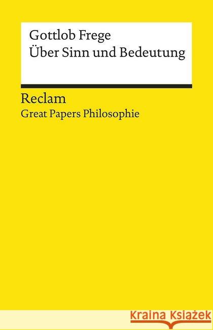 Über Sinn und Bedeutung