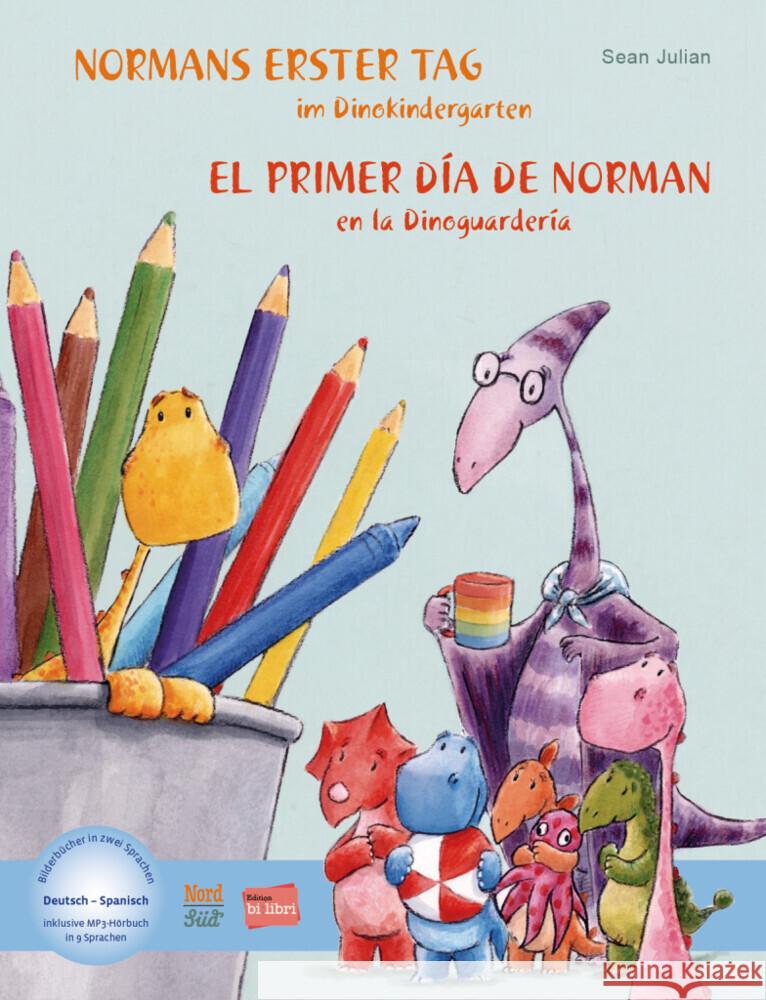 Normans erster Tag im Dinokindergarten