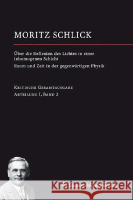 Über die Reflexion des Lichtes in einer inhomogenen Schicht / Raum und Zeit in der gegenwärtigen Physik: Abteilung I / Band 2