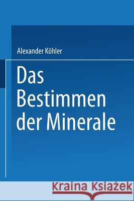 Das Bestimmen Der Minerale
