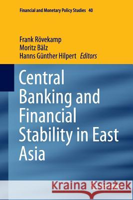 Central Banking and Financial Stability in East Asia