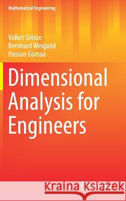 Dimensional Analysis for Engineers