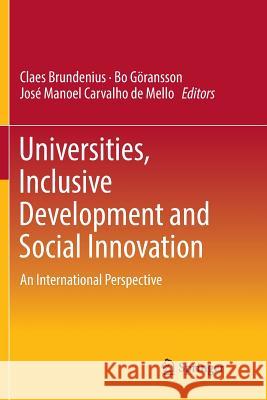 Universities, Inclusive Development and Social Innovation: An International Perspective