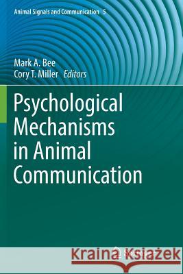 Psychological Mechanisms in Animal Communication