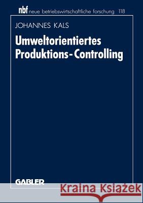 Umweltorientiertes Produktions-Controlling