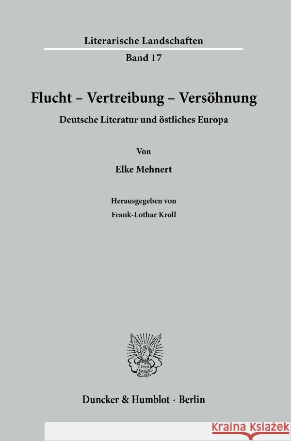 Flucht - Vertreibung - Versöhnung