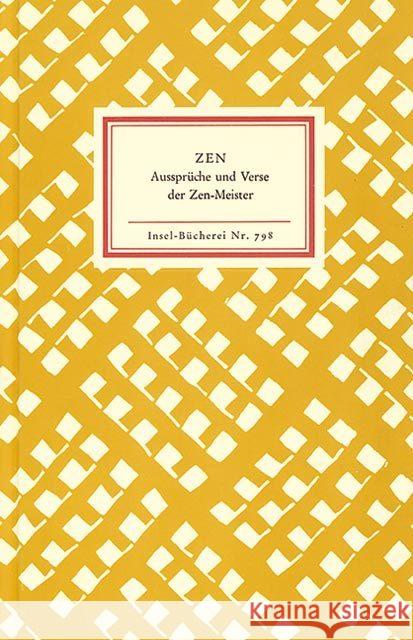 Zen : Aussprüche und Verse der Zen-Meister