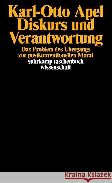 Diskurs und Verantwortung : Das Problem des Übergangs zur postkonventionellen Moral