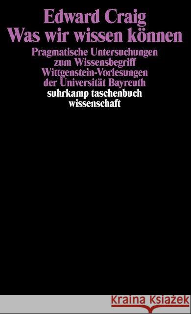 Was wir wissen können