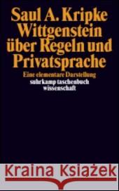 Wittgenstein über Regeln und Privatsprache : Eine elementare Darstellung