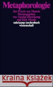 Metaphorologie : Zur Praxis von Theorie. Originalausgabe