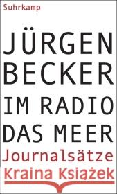 Im Radio das Meer : Journalsätze