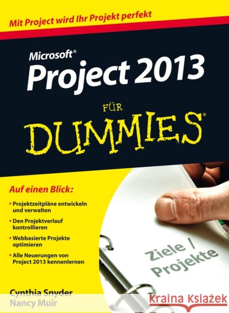 Microsoft Project 2013 fur Dummies