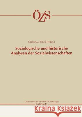 Soziologische Und Historische Analysen Der Sozialwissenschaften