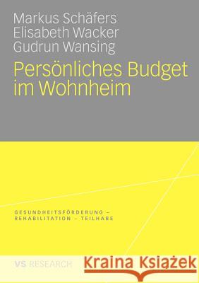 Persönliches Budget Im Wohnheim